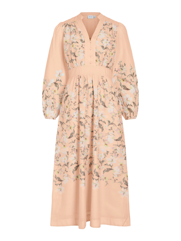 VIZANILA GIL L/S MIDI DRESS/DC/LN 