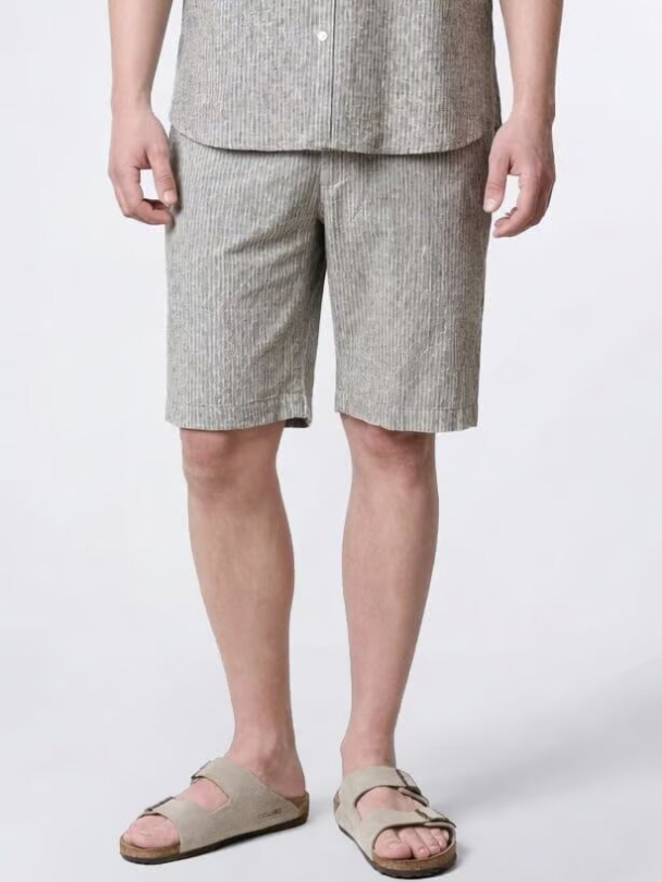 Barcelona Luca linshorts, grønn - Image 2