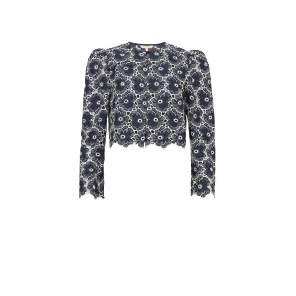 Broderie Anglaise Jacket - Marine 