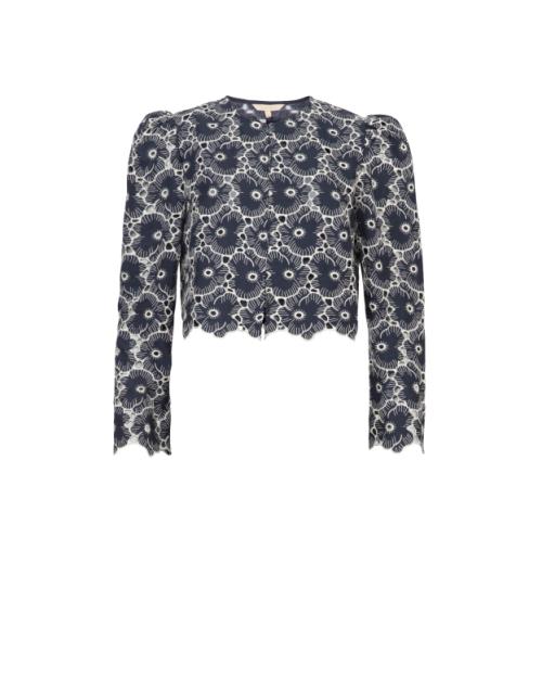 Broderie Anglaise Jacket - Marine 