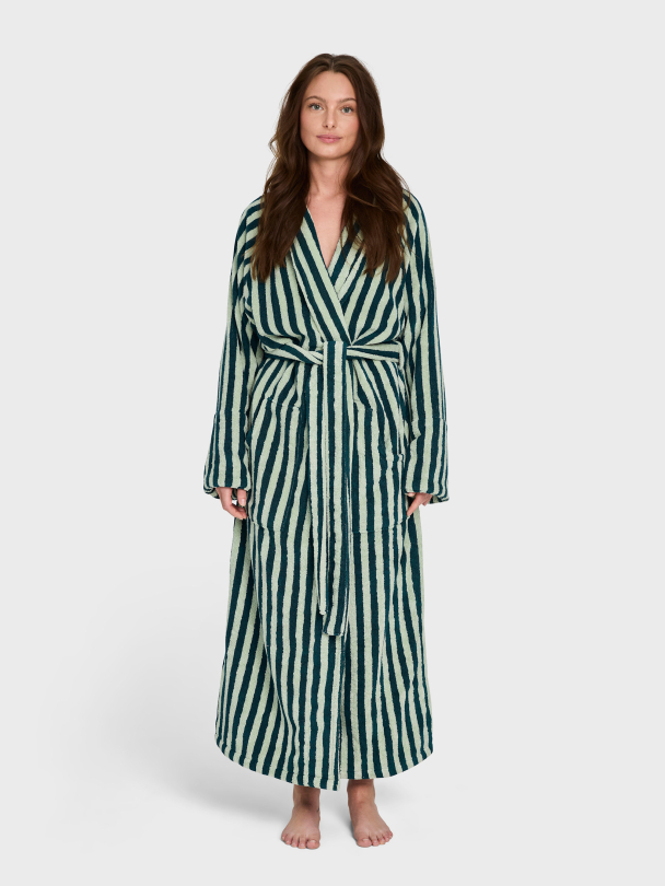 Badekåpe S/M  Naram i fargen Seafoam & Deep Teal - Image 3