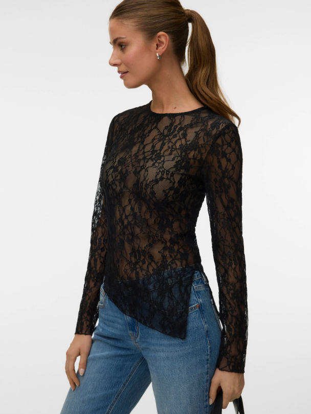 VMTILLE LS ASM LACE TOP JRS EXP SB4 - Image 4