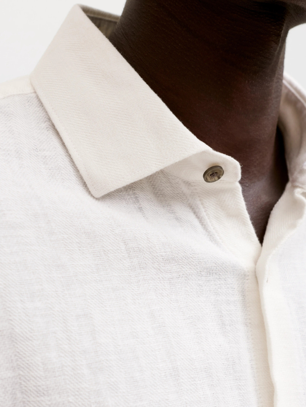 JPRBLAPARKER LINEN BLEND L/S SHIRT - Image 6