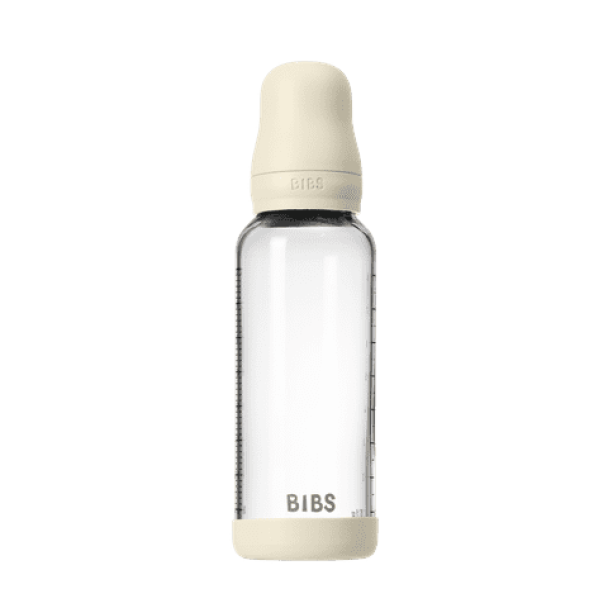 Glass Baby Bottle Latex 240 ml  - Ivory - Image 3