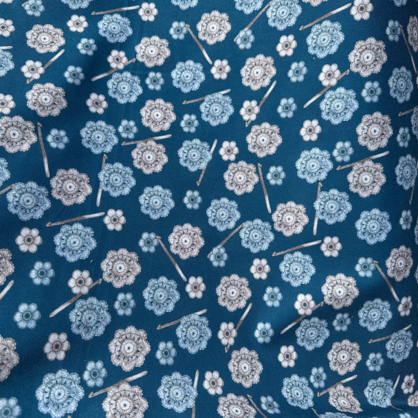 Cosy Knit- Hekle- blå