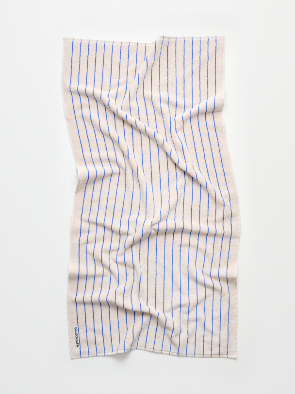 Håndkle Naram i fargen Månestråle & ultramarine 70x140cm