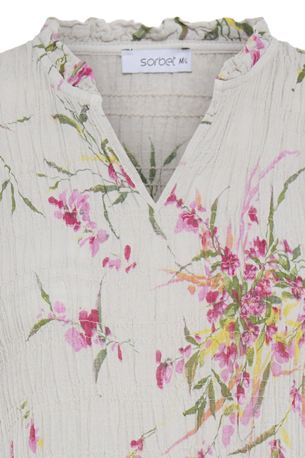 SBalexa Lang Kjole Sand - Image 3