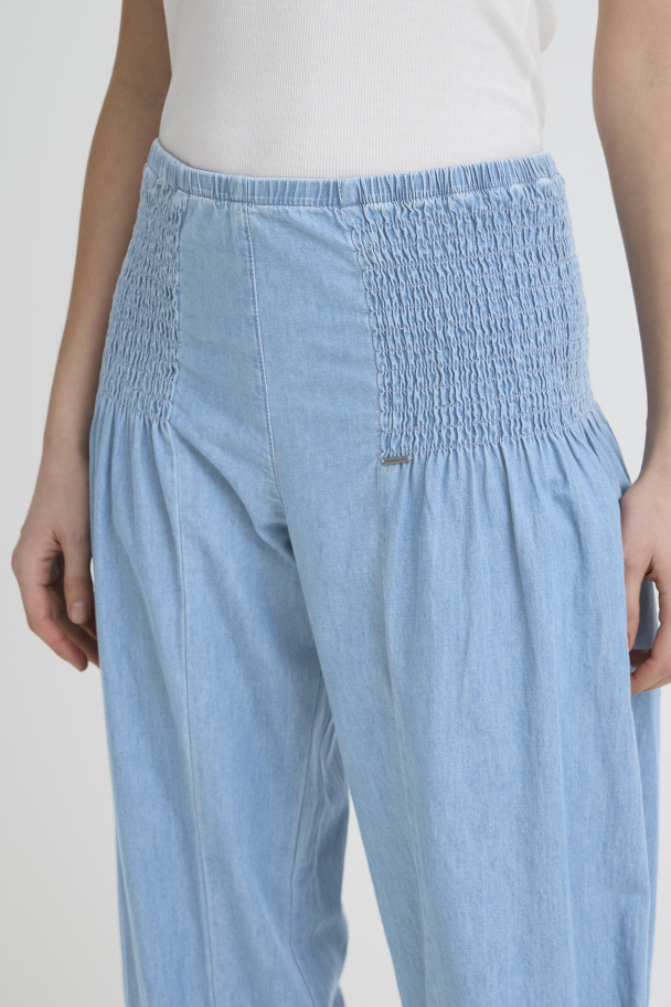 PZjill Haremsbukse Lys Denim - Image 2