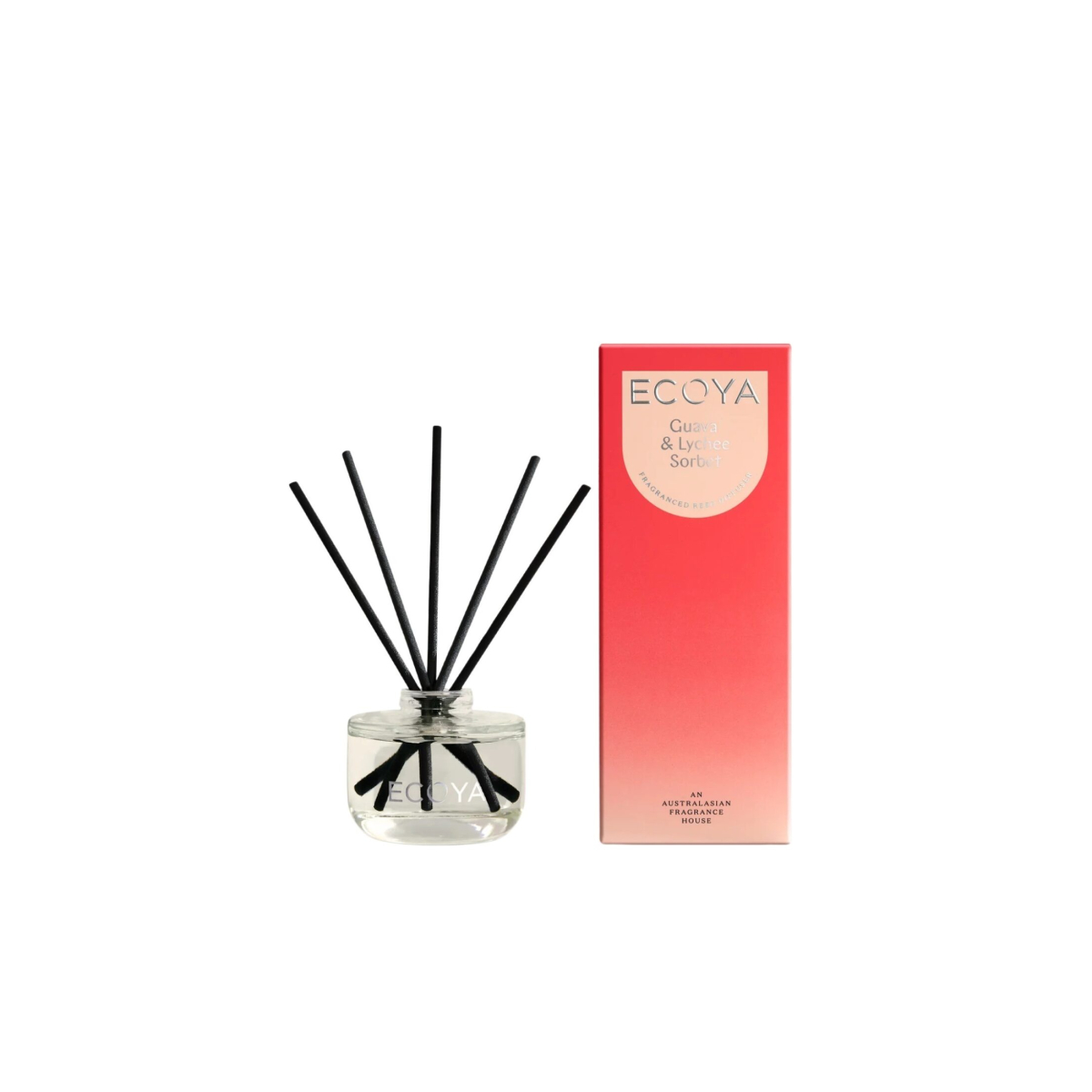 Reed Diffuser 50ml - Guava & Lychee Sorbet ECOYA - Seven Tønsberg