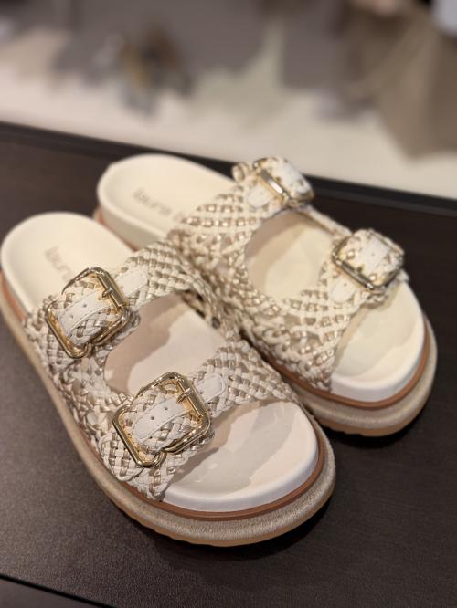 Woven Sandal Bianco   P2065