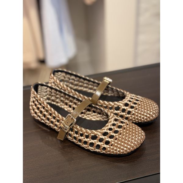 Woven Ballerina Bruciato/Platino P2037