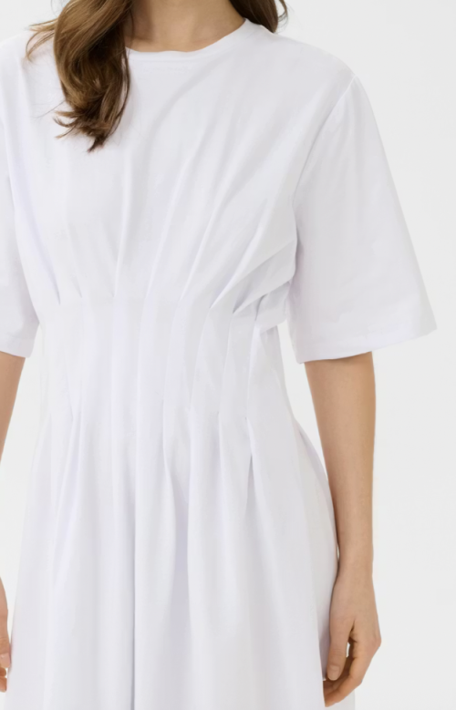 Inez Short Dress White