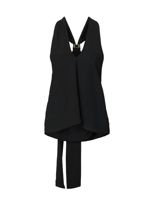 Lisa Halterneck Top Blk