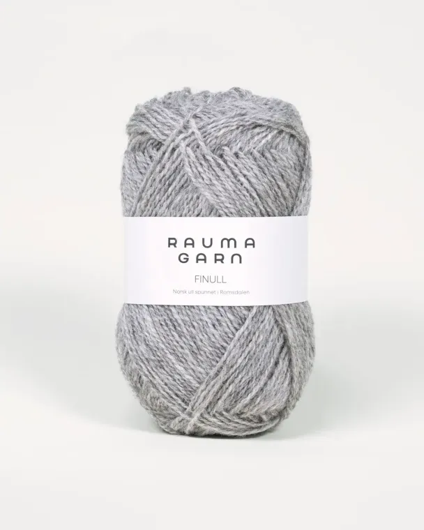 FINULL grå melert 404