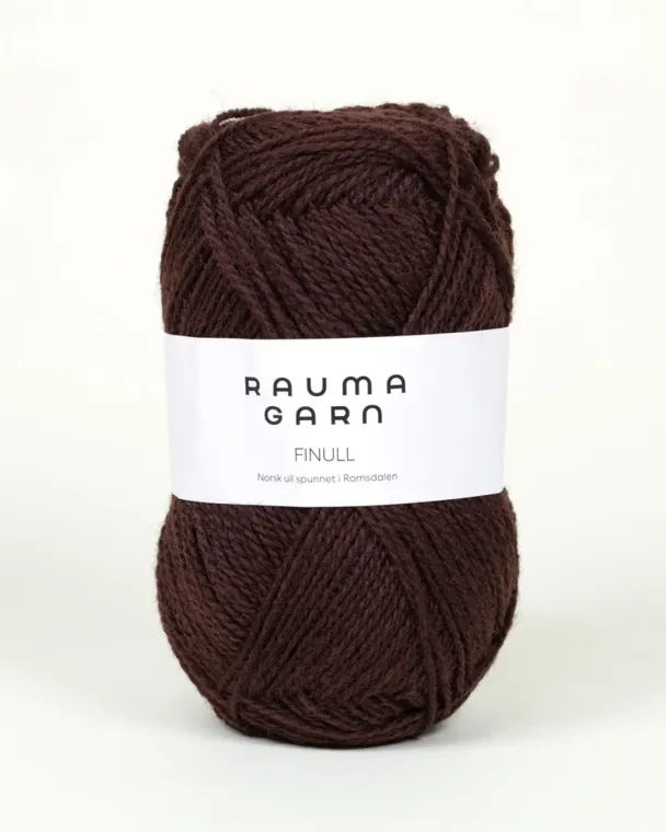 FINULL Mørk brun 422