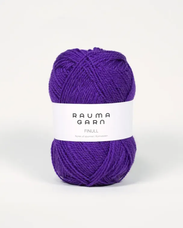 FINULL mørk lilla 4042