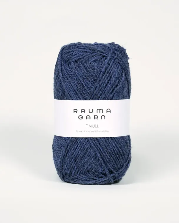 FINULL mørk petrol mel 4123