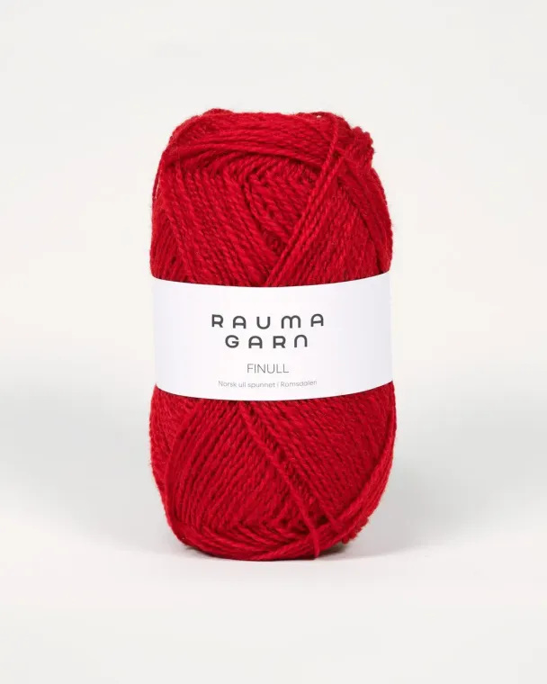 FINULL mørk rød 435