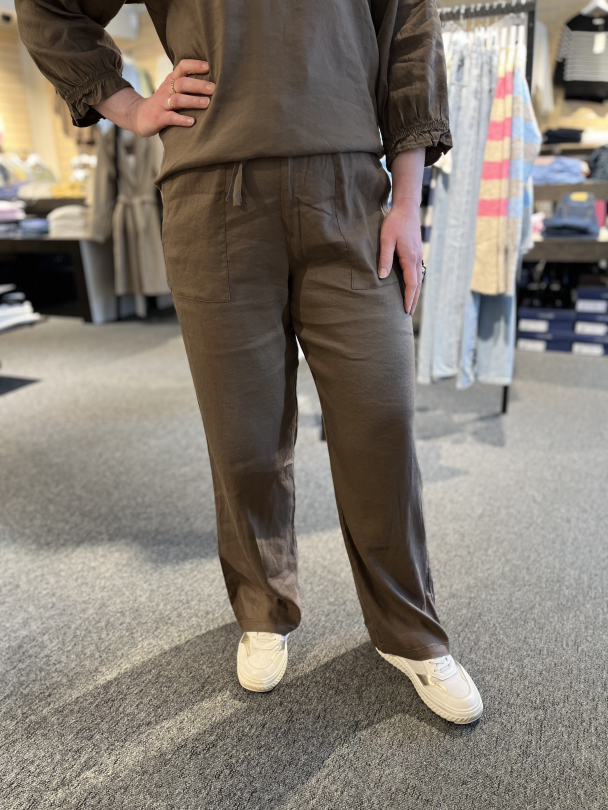 PZluca Bukse Lin Brun - Image 2