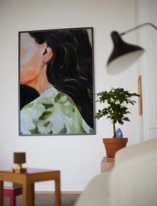 Plakat Golden Strands 30x40 cm - Image 2