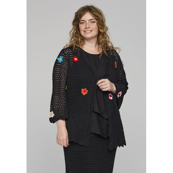 STUDIO SMaya Knit Cardigan With Flowers S263820