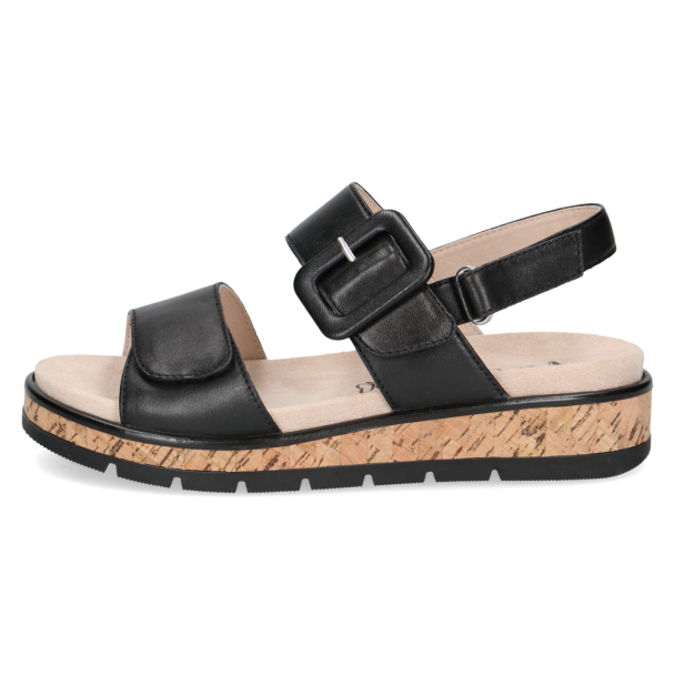 Sandal Skinn Svart 28714 - Image 1