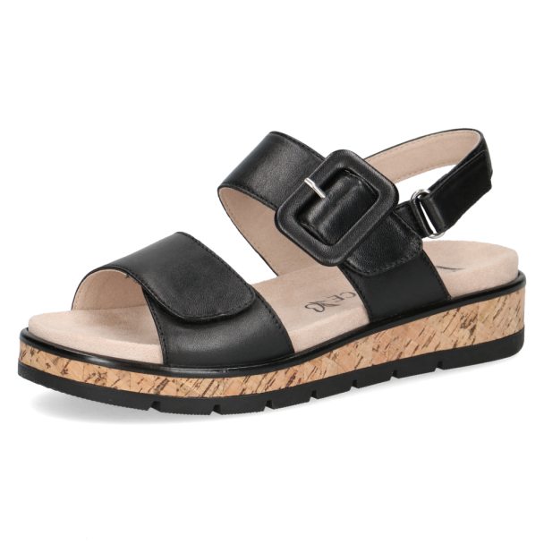 Sandal Skinn Svart 28714 - Image 2