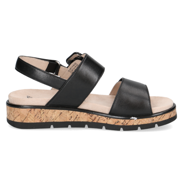 Sandal Skinn Svart 28714 - Image 3