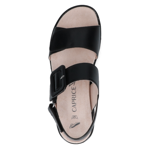 Sandal Skinn Svart 28714 - Image 5