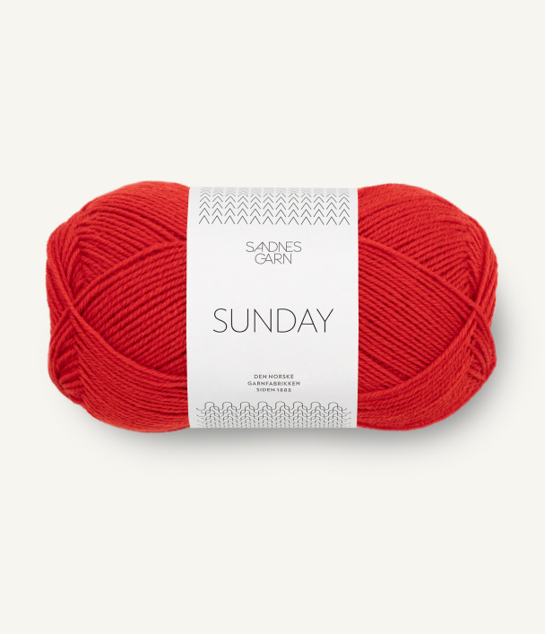 Sunday scarlet red 4018