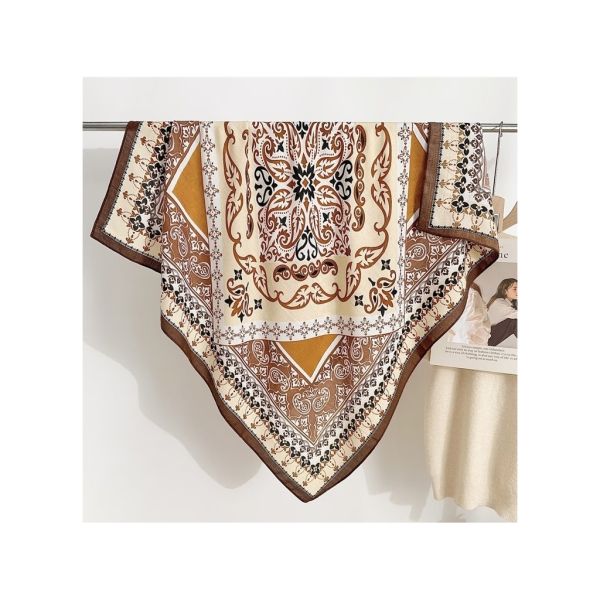 Bandana 90 Poly Brun