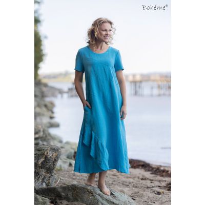 BOHÉME Kjole Lang Kort Arm B13254