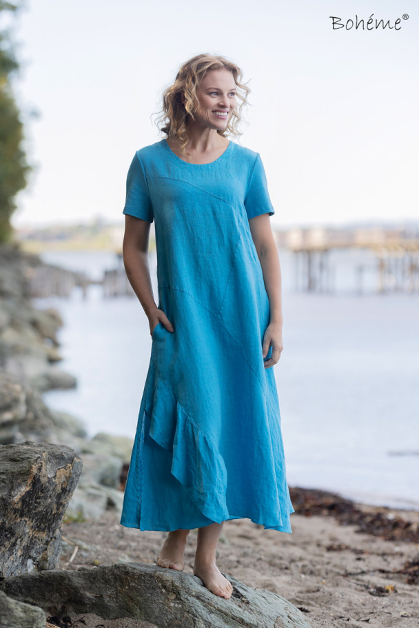 BOHÉME Kjole Lang Kort Arm B13254 - Image 1