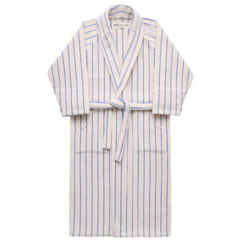 Naram Bathrobe - Moonbeam & Ultranarine