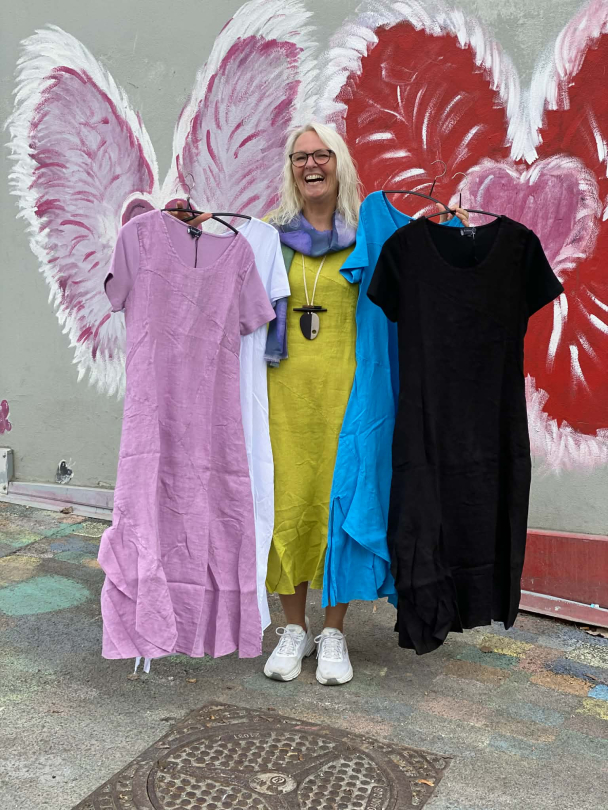 BOHÉME Kjole Lang Kort Arm B13254 - Image 5