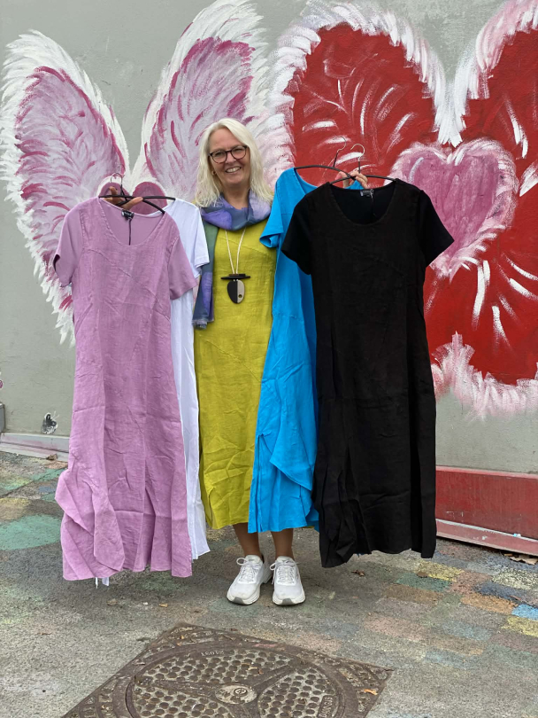 BOHÉME Kjole Lang Kort Arm B13254 - Image 7