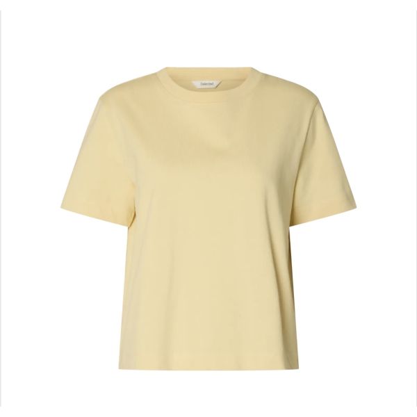 Essential - Boxy Tee - Italian Straw