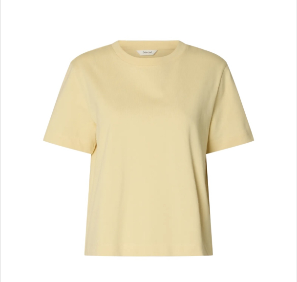Essential - Boxy Tee - Italian Straw