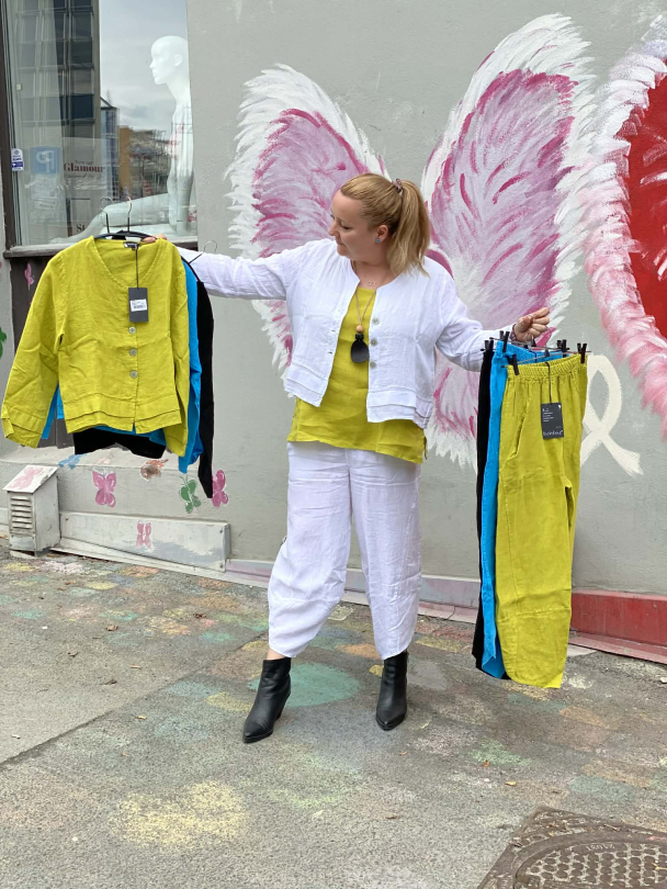 BOHÉME Jakke Kort Tykk Lin B13248 - Image 2