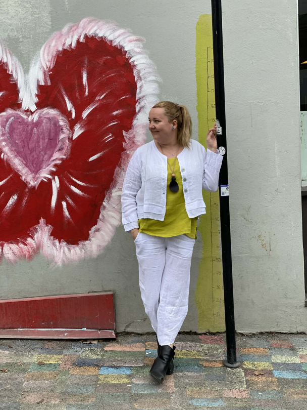 BOHÉME Jakke Kort Tykk Lin B13248 - Image 3