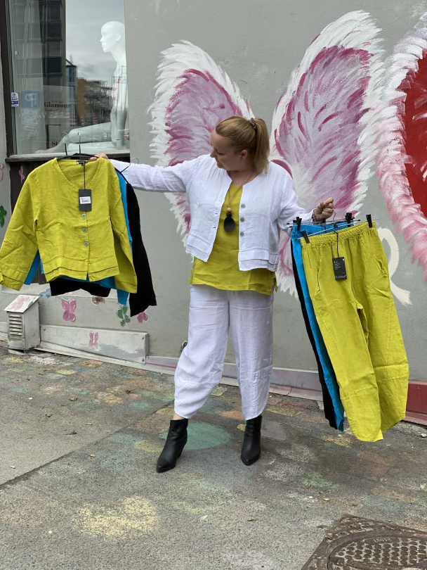 BOHÉME Jakke Kort Tykk Lin B13248 - Image 4