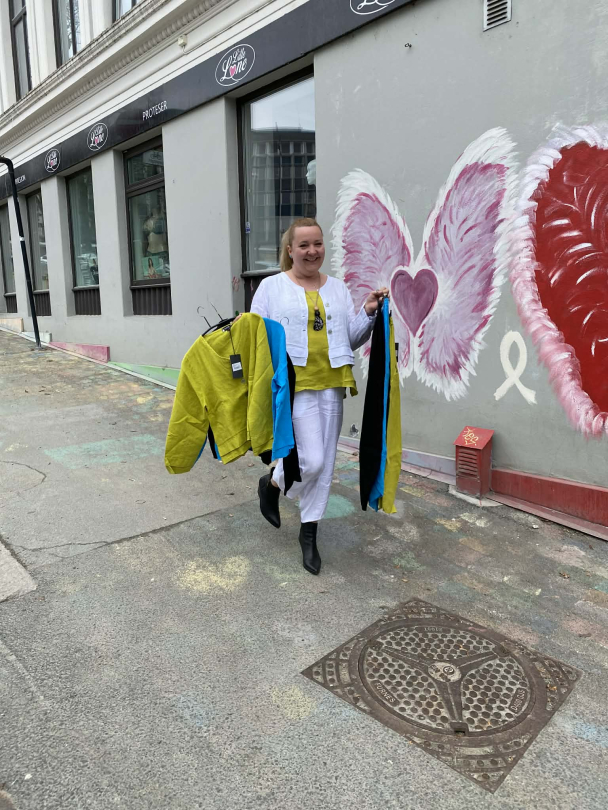 BOHÉME Jakke Kort Tykk Lin B13248 - Image 5