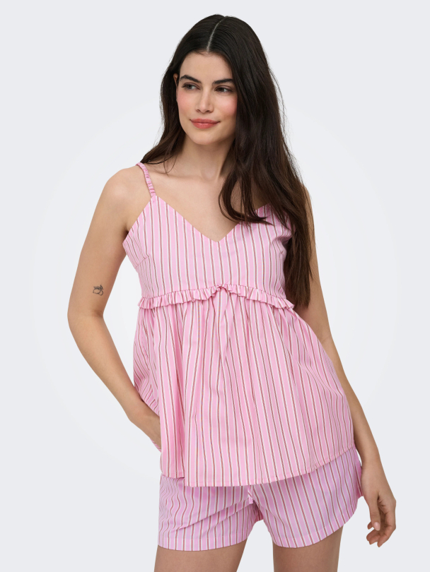 ONLLORIS STRAP FLOWY TOP WVN - Image 4