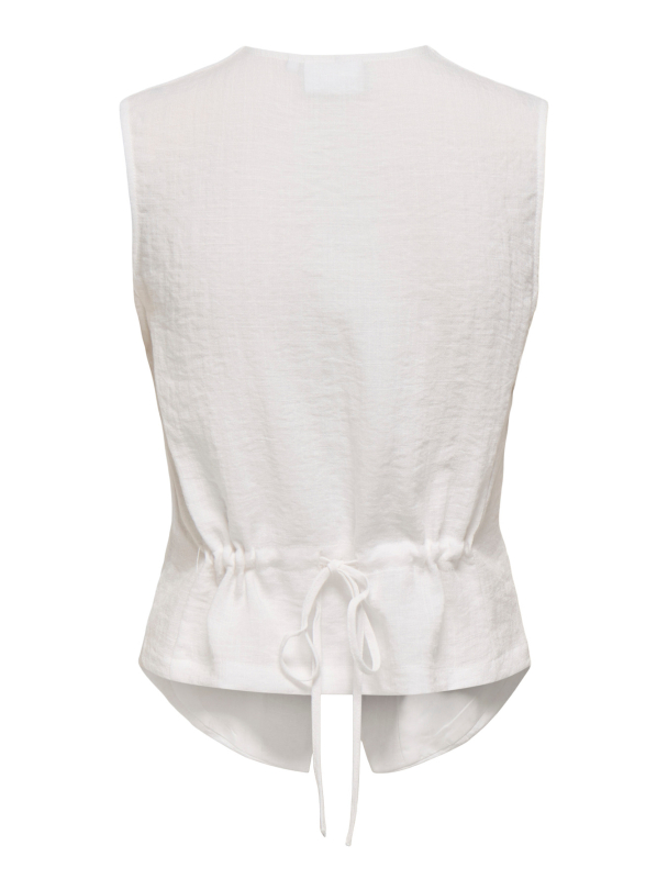 ONLITA S/L LINEN LOOK WAISTCOAT TLR - Image 2