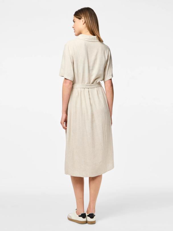 PCPIA 2/4 MIDI SHIRT DRESS WVN NOOS - Image 2