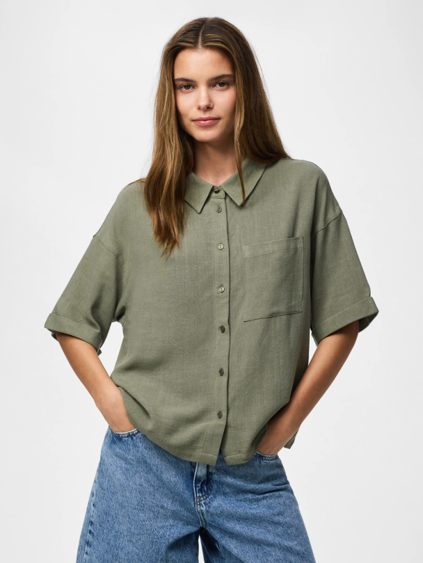 PCVINSTY SHORT 2/4 SHIRT WVN - Image 5