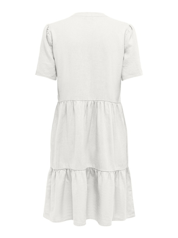 ONLTIRI-GOA SS V-NEC LIN BL DRESS CC PNT - Image 2