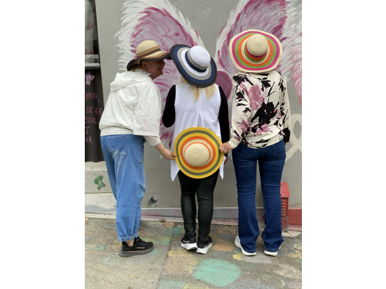 INTEX Sommerhatt med STRIPE  1594