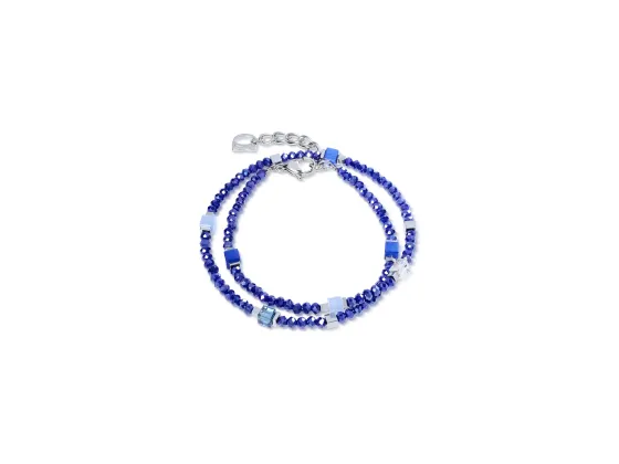 Bracelet Joyful Colours Flex Silver & Blue 