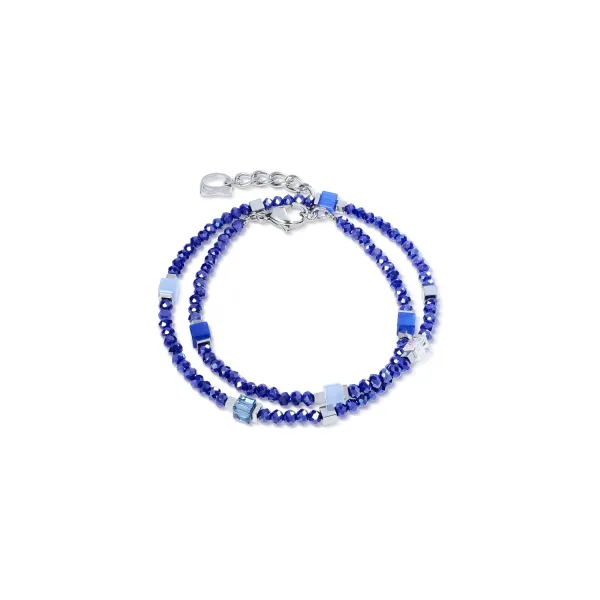 Bracelet Joyful Colours Flex Silver & Blue 